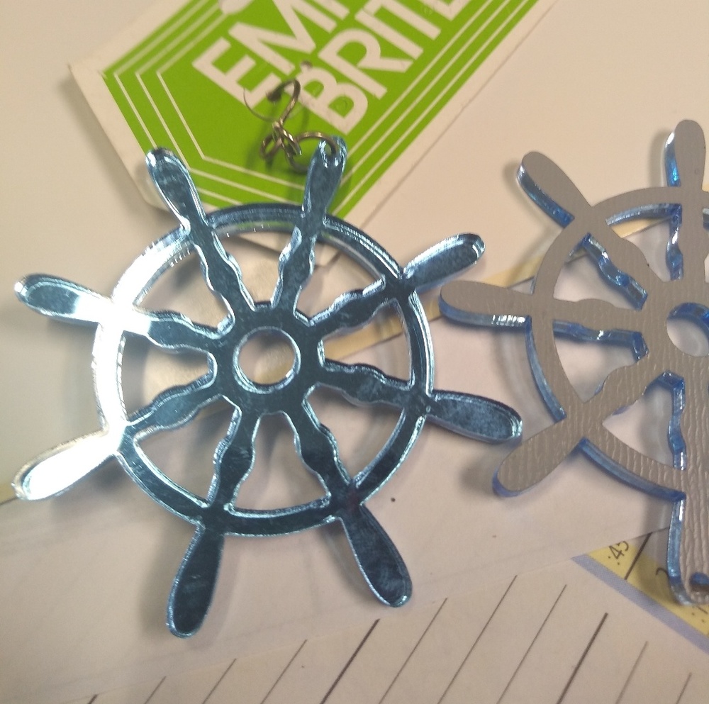 Shipwheel earrings